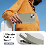 Solidenz Beige Siliconen iPhone 15 hoesje met MagSafe – Desert Sand - 3