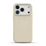 Solidenz Beige Siliconen iPhone 17 Pro Max hoesje met MagSafe - Desert Sand