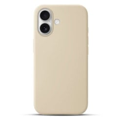 Solidenz Beige Siliconen iPhone 17 hoesje met MagSafe - Desert Sand