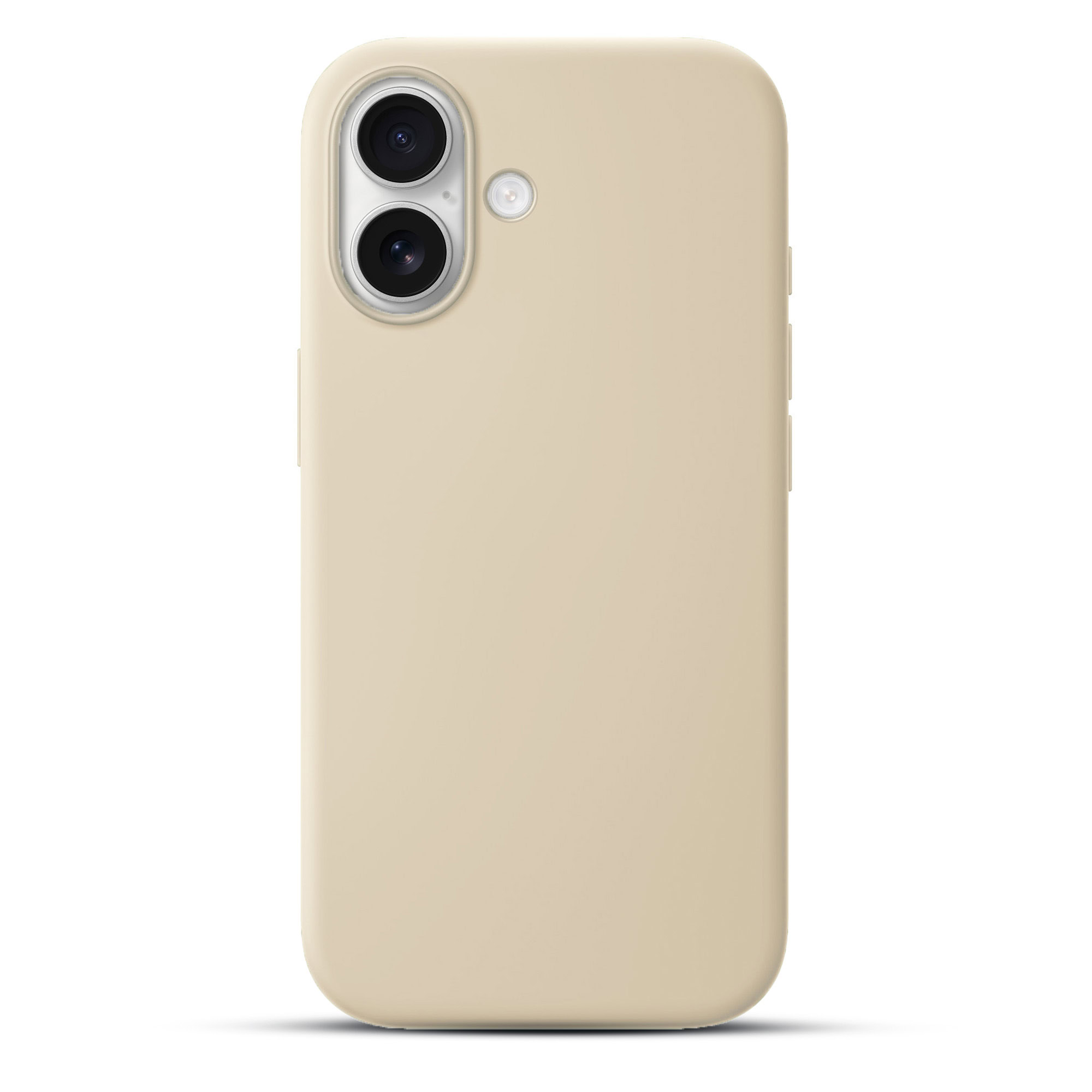 Solidenz Beige Siliconen iPhone 17 hoesje met MagSafe – Desert Sand 1 v2 Solidenz Beige Siliconen iPhone 17 hoesje met MagSafe – Desert Sand 1 v2