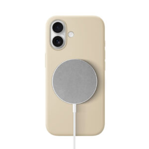 Solidenz Beige Siliconen iPhone 16 hoesje met MagSafe – Desert Sand - 1