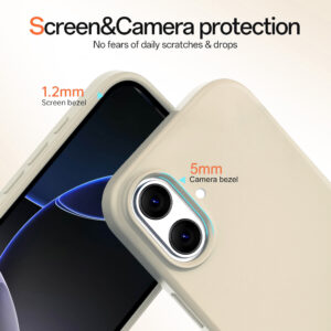 Solidenz Beige Siliconen iPhone 16 hoesje met MagSafe – Desert Sand - 2