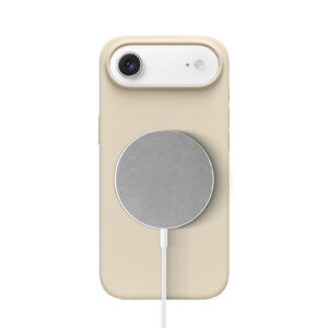 Solidenz Beige Siliconen iPhone Air hoesje met MagSafe – Desert Sand - 1