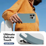 Solidenz Blauw Siliconen iPhone 15 Pro hoesje met MagSafe – Sierra Blue - 3