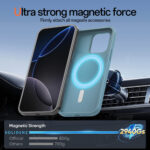 Solidenz Blauw Siliconen iPhone 15 Pro hoesje met MagSafe – Sierra Blue - 4