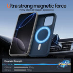 Solidenz Blauw Siliconen iPhone 15 hoesje met MagSafe – Navy Blue - 4