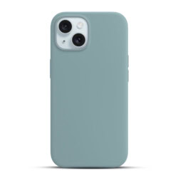 Solidenz Blauw Siliconen iPhone 15 hoesje met MagSafe - Sierra Blue