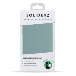 Solidenz Blauw Siliconen iPhone 15 hoesje met MagSafe – Sierra Blue - 6