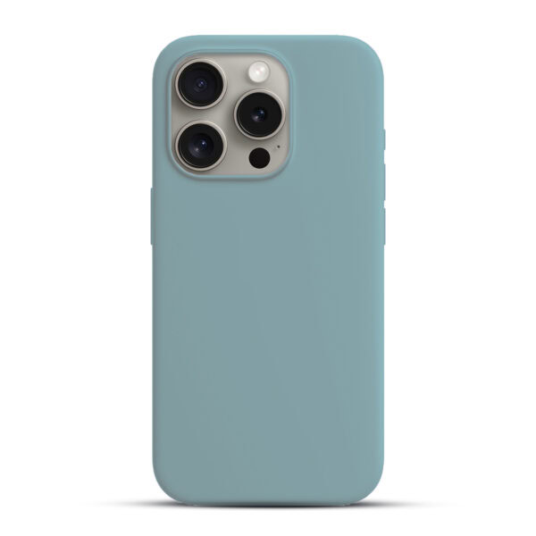 Solidenz Blauw Siliconen iPhone 16 Pro hoesje met MagSafe - Sierra Blue