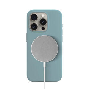 Solidenz Blauw Siliconen iPhone 16 Pro hoesje met MagSafe – Sierra Blue - 1