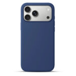 Solidenz Blauw Siliconen iPhone 17 Pro hoesje met MagSafe - Navy Blue