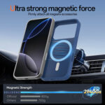 Solidenz Blauw Siliconen iPhone 17 Pro hoesje met MagSafe – Navy Blue - 5