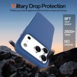 Solidenz Blauw Siliconen iPhone 17 Pro hoesje met MagSafe – Navy Blue - 6