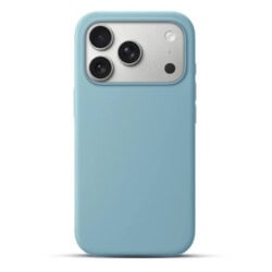 Solidenz Blauw Siliconen iPhone 17 Pro Max hoesje met MagSafe - Sierra Blue