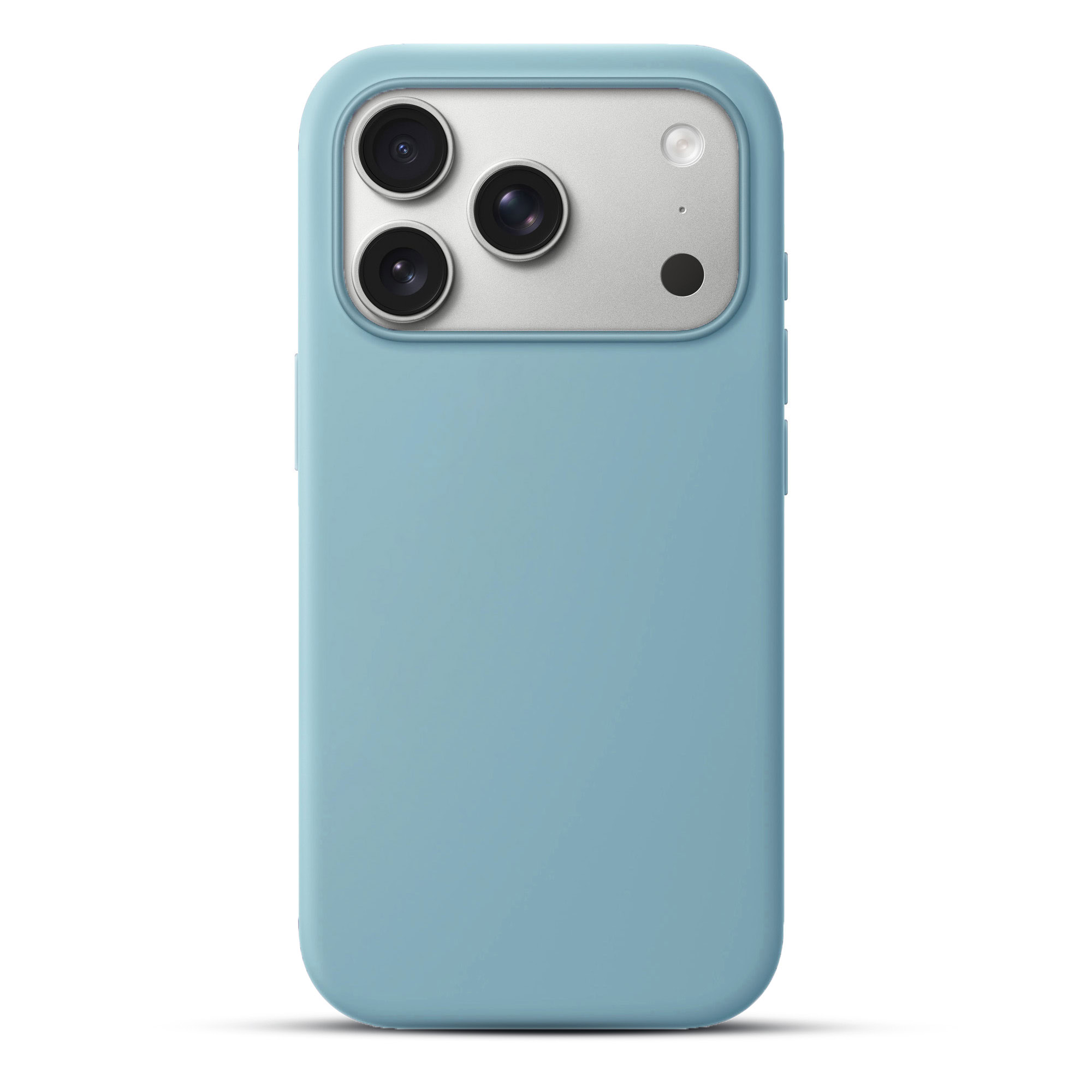 Solidenz Blauw Siliconen iPhone 17 Pro hoesje met MagSafe – Sierra Blue 1 v2 Solidenz Blauw Siliconen iPhone 17 Pro hoesje met MagSafe – Sierra Blue 1 v2