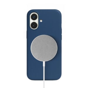 Solidenz Blauw Siliconen iPhone 16 hoesje met MagSafe – Navy Blue - 1