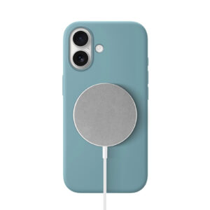 Solidenz Blauw Siliconen iPhone 16 hoesje met MagSafe – Sierra Blue - 1
