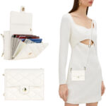 Solidenz Fashion Portemonnee hoesje met koord Samsung Galaxy Z Flip 7 – Wit - 1