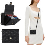 Solidenz Fashion Portemonnee hoesje met koord Samsung Galaxy Z Flip 7 – Zwart - 1