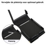 Solidenz Fashion Portemonnee hoesje met koord Samsung Galaxy Z Flip 7 – Zwart - 2