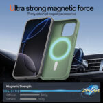 Solidenz Groen Siliconen iPhone 15 Pro hoesje met MagSafe – Mint - 4