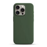 Solidenz Groen Siliconen iPhone 15 Pro Max hoesje met MagSafe - Pine Green