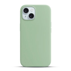 Solidenz Groen Siliconen iPhone 14 en iPhone 13 hoesje met MagSafe - Mint