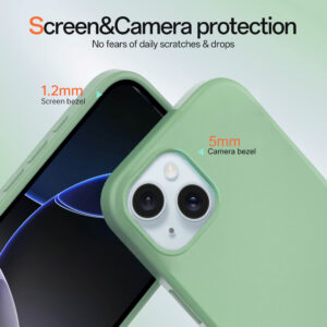 Solidenz Groen Siliconen iPhone 15 hoesje met MagSafe – Mint - 2