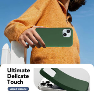 Solidenz Groen Siliconen iPhone 15 hoesje met MagSafe – Pine Green - 3