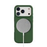 Solidenz Groen Siliconen iPhone 17 Pro Max hoesje met MagSafe – Pine Green - 1