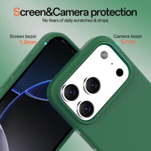 Solidenz Groen Siliconen iPhone 17 Pro Max hoesje met MagSafe – Pine Green - 2