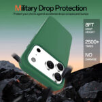 Solidenz Groen Siliconen iPhone 17 Pro Max hoesje met MagSafe – Pine Green - 6