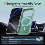 Solidenz Groen Siliconen iPhone 17 Pro hoesje met MagSafe – Mint - 5