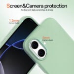 Solidenz Groen Siliconen iPhone 16 hoesje met MagSafe – Mint - 2