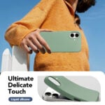 Solidenz Groen Siliconen iPhone 16 hoesje met MagSafe – Mint - 3