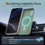 Solidenz Groen Siliconen iPhone 16 hoesje met MagSafe – Mint - 4