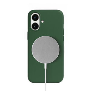 Solidenz Groen Siliconen iPhone 16 hoesje met MagSafe – Pine Green - 1