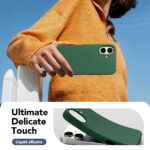 Solidenz Groen Siliconen iPhone 17 hoesje met MagSafe – Pine Green - 4