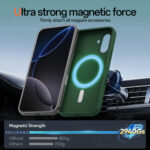 Solidenz Groen Siliconen iPhone 17 hoesje met MagSafe – Pine Green - 5