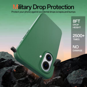 Solidenz Groen Siliconen iPhone 16 hoesje met MagSafe – Pine Green - 5