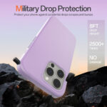 Solidenz Lila Siliconen iPhone 15 Pro hoesje met MagSafe – Lavender - 5