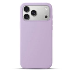Solidenz Lila Siliconen iPhone 17 Pro Max hoesje met MagSafe - Lavender