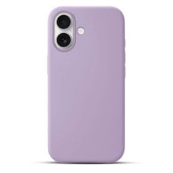 Solidenz Lila Siliconen iPhone 16 hoesje met MagSafe - Lavender