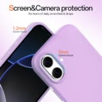 Solidenz Lila Siliconen iPhone 16 Plus hoesje met MagSafe – Lavender - 2