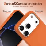 Solidenz Oranje Siliconen iPhone 17 Pro hoesje met MagSafe – Papaya - 3