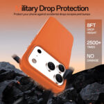 Solidenz Oranje Siliconen iPhone 17 Pro hoesje met MagSafe – Papaya - 6