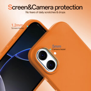 Solidenz Oranje Siliconen iPhone 17 hoesje met MagSafe – Papaya - 2