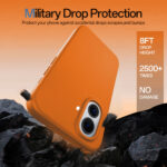 Solidenz Oranje Siliconen iPhone 17 hoesje met MagSafe – Papaya - 6