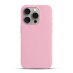 Solidenz Roze Siliconen iPhone 15 Pro Max hoesje met MagSafe - Rose Quartz