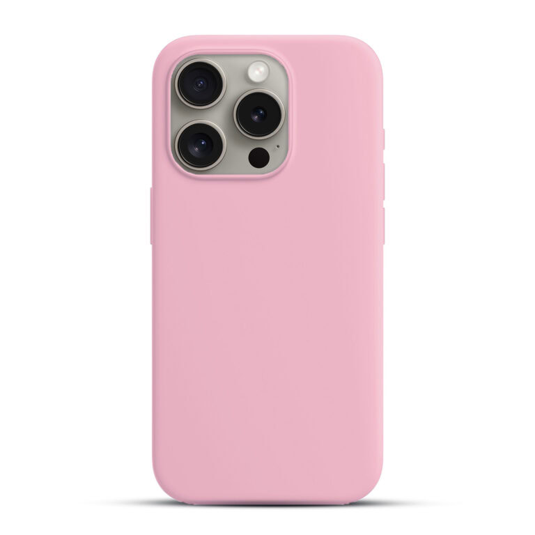 Solidenz Roze Siliconen iPhone 15 Pro hoesje met MagSafe - Rose Quartz